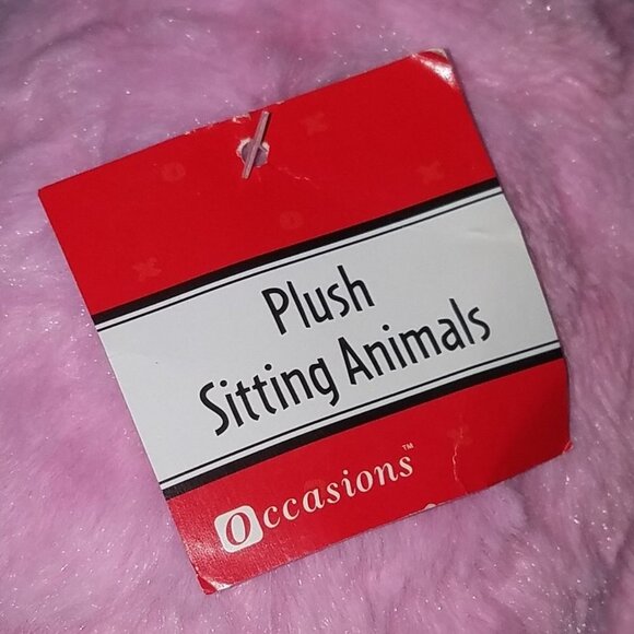 Occasions Pink Flamingo Plush Stuffed Animal Toy Bird Lovey Big Eyes w/Tag - Picture 8 of 9